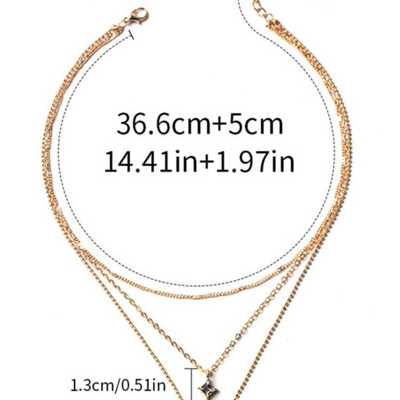 Gold necklace - Picture 2 of 2